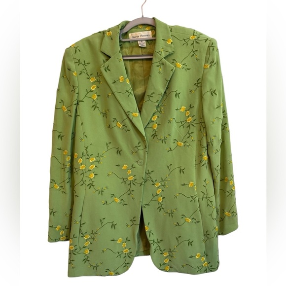 Rena Rowan Jackets & Blazers - Vintage Rena Rowan Silk Embroidered Jacket